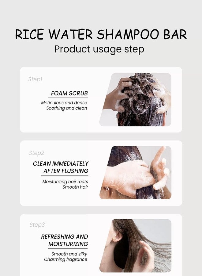 شامبو نيكيميسي بماء الأرز 2 في 1، شامبو لنمو الشعر للنساء والرجال، للعناية بالشعر - خالٍ من الكبريتات - مناسب لجميع أنواع الشعر - Image 4